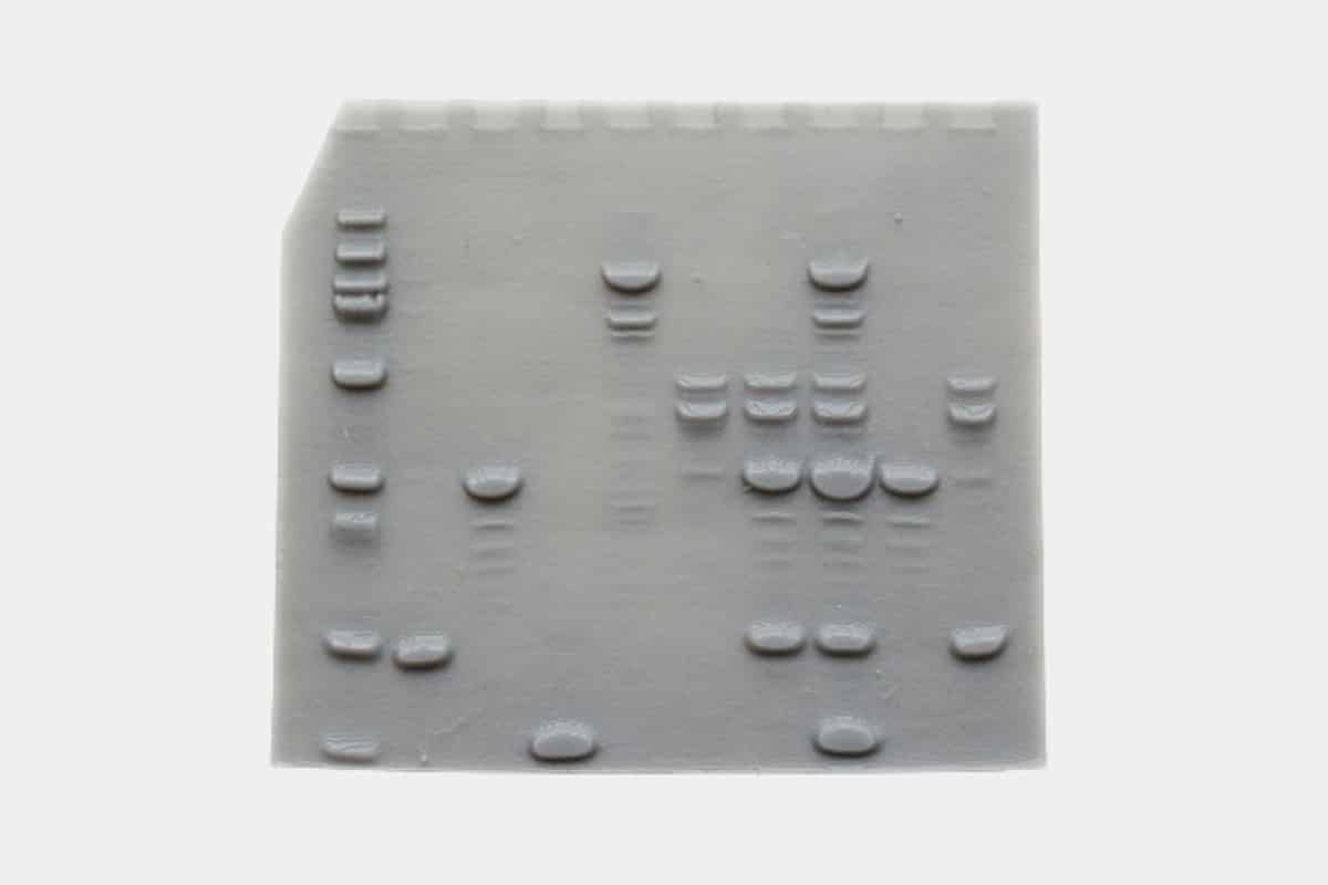 Photo d'un lithophane.