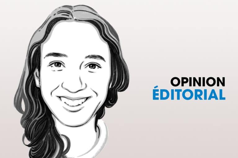 Illustration: portrait en noir et blanc de Marine Corniou.