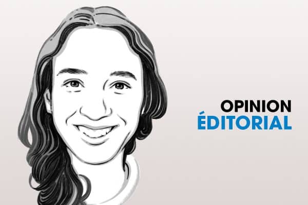 Illustration: portrait en noir et blanc de Marine Corniou.