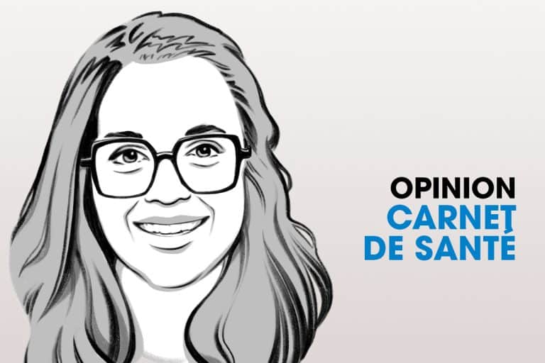 Illustration: portrait en noir et blanc de Maude Raymond.